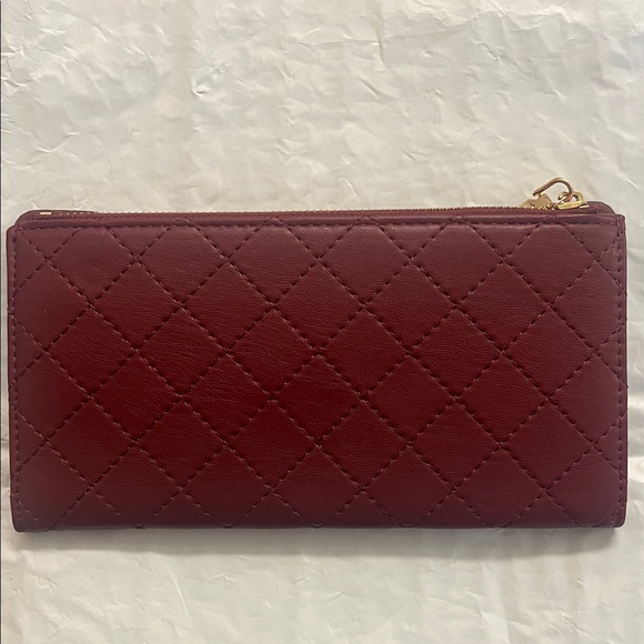 Burgundy Quilted Badgley Mischa Wallet - Picture 3 of 6